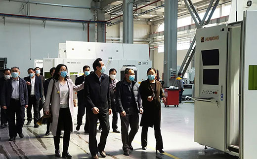 苏州市副市长蒋来清等辅导调研jxf吉祥坊机械人智能设备产业基地